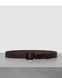 AllSaints Slim Annex Leather Belt