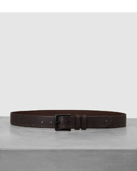 AllSaints Slim Breach Leather Belt