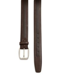 Brioni Brouged Leather Belt
