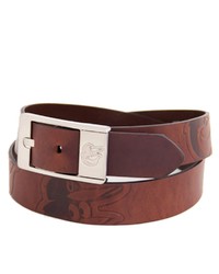 Eagles Wings Brown Baltimore Orioles Brandish Leather Belt