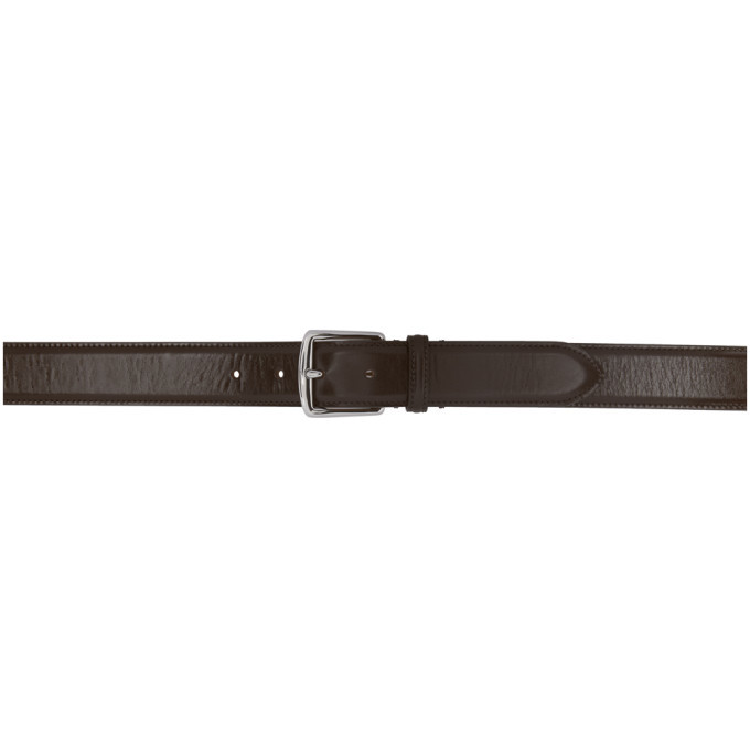 Tiger of Sweden Brown Borgholm Belt, $75 | SSENSE | Lookastic