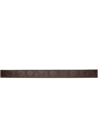 Givenchy Brown Croc G Belt