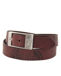 Eagles Wings Brown Philadelphia Phillies Brandish Leather Belt