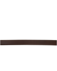 Paul Smith Brown Signature Stripe Leather Belt