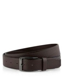 Hugo Boss Carlin Woven Leather Belt 38 Brown