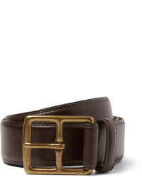 Polo Ralph Lauren Dark Brown 35cm Heritage Leather Belt