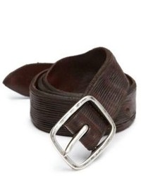 Orciani Engraved Leather Belt
