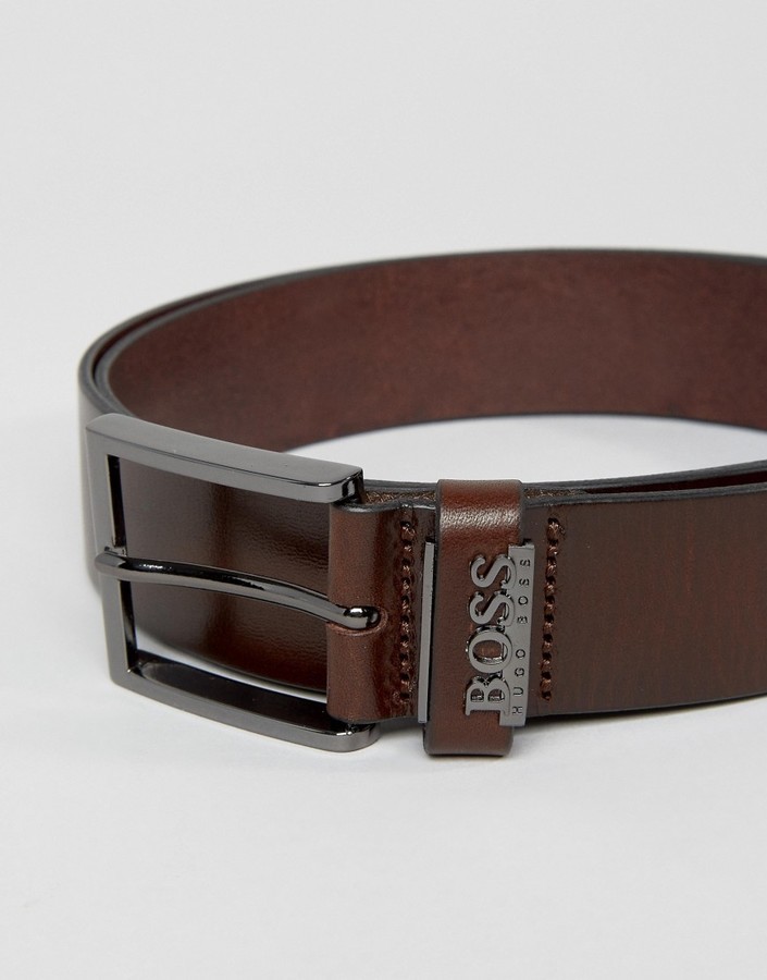 hugo boss leather belt