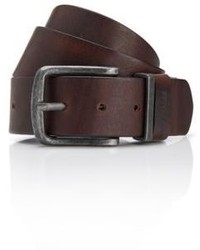 Hugo Boss Jeppo Italian Leather Belt 34brown