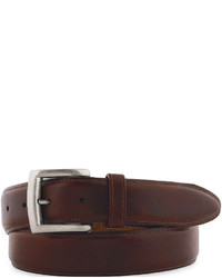 Johnston & Murphy Waxed Leather Belt