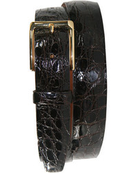 Trafalgar Newington Genuine Crocodile Leather Belt