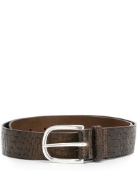 Orciani Textured Buckle Belt