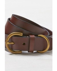 American Eagle Outfitters Dark Brown Leather Belt