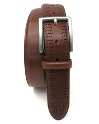 Boconi Perforated Tab Leather Belt