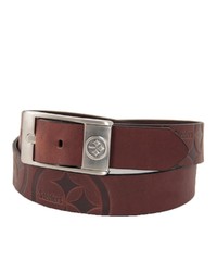 Eagles Wings Pittsburgh Ers Brandish Leather Belt