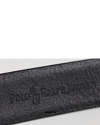 Polo Ralph Lauren Pony Genuine Leather Square Buckle Belt Blackdark Brown
