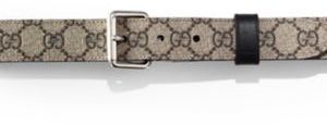 Gucci Reversible Leather Gg Supreme Belt, $345