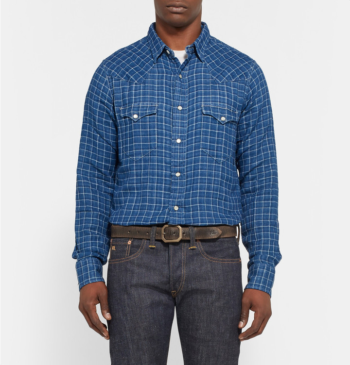 rrl burlington belt