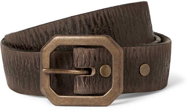 小物 ベルト Rrl 3cm Brown Burlington Distressed Leather Belt, $165 | MR PORTER 