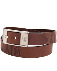 Eagles Wings Texas A M Aggies Brandish Leather Belt