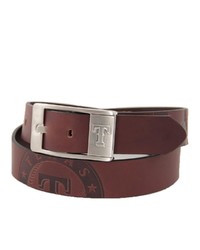 Eagles Wings Texas Rangers Brandish Leather Belt