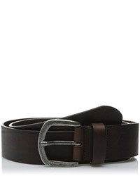 Dark Brown Leather Belt