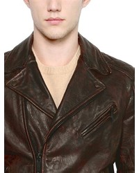 DSquared Classic Leather Biker Jacket