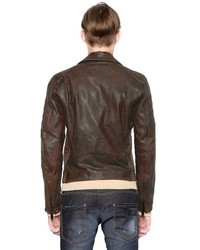 DSquared Classic Leather Biker Jacket