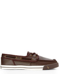 Nautica Brown Leather Boat Shoes