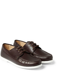 A.P.C. Rubber Soled Leather Boat Shoes