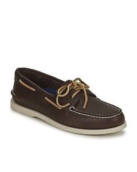 Sperry Top-Sider Ao Two Eye Brown Boat Shoes