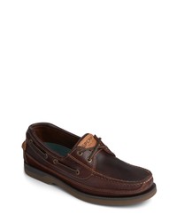 Sperry Top Sider Mako Two Eye Canoe Moc Boat Shoe In Amaretto At Nordstrom