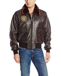 Alpha Industries G 1 55th Anniversary Oiled Leather Bomber