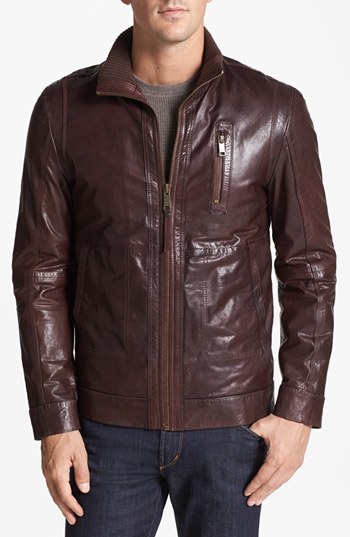 Andrew Marc Vandam Leather Jacket, $197 | Nordstrom | Lookastic