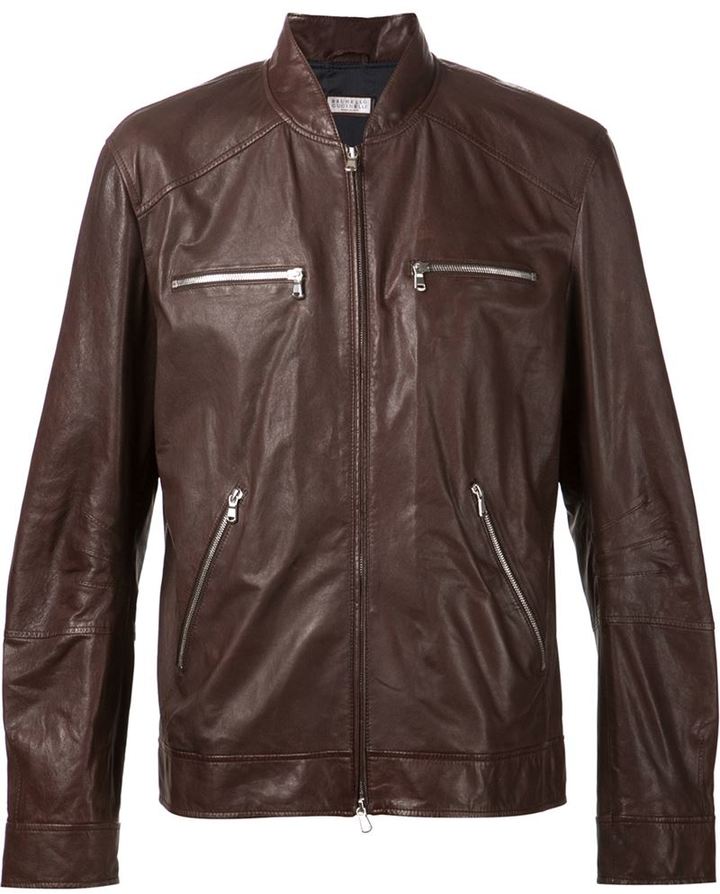 Brunello Cucinelli Zipped Jacket, $5,025 | farfetch.com | Lookastic.com