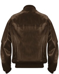 Schiatti Co Dark Brown Italian Nappa Leather Two Pocket Jacket