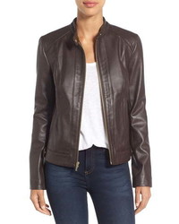 Cole Haan Signature Cole Haan Leather Moto Jacket