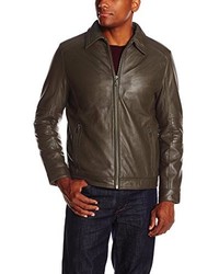 Ungaro Emanuel By Emanuel Leather Motorcycle Jacket With Double Entry