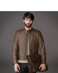 Belstaff Hutton Jacket In Signature Hand Waxed Leather