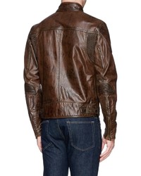 Nobrand Kensington Leather Biker Jacket