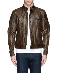 Nobrand Kensington Leather Biker Jacket