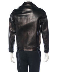 Prada Leather Bomber Jacket
