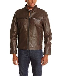 Andrew Marc Marc New York By Lamar Leather Moto Jacket