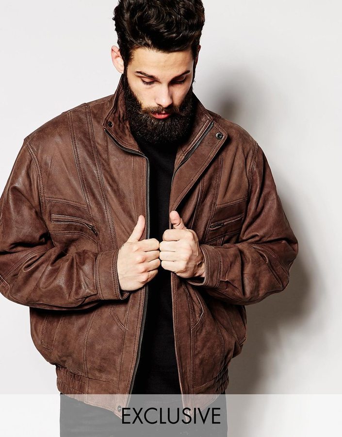 Where to buy vintage leather jacket – Modern fashion jacket photo blog