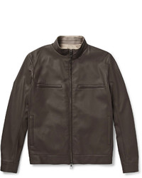 Loro Piana Reversible Leather And Storm System Jacket
