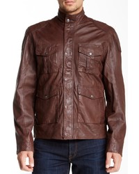 Lucky Brand Roadster Genuine Leather Jacket