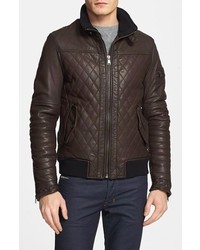 Rogue Quilted Leather Moto Jacket Small