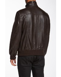 John Varvatos Star Usa By Genuine Leather Aviator Jacket