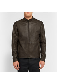 Theory Arvid Leather Jacket | Where to buy & how to wear