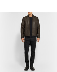 Theory Arvid Leather Jacket | Where to buy & how to wear